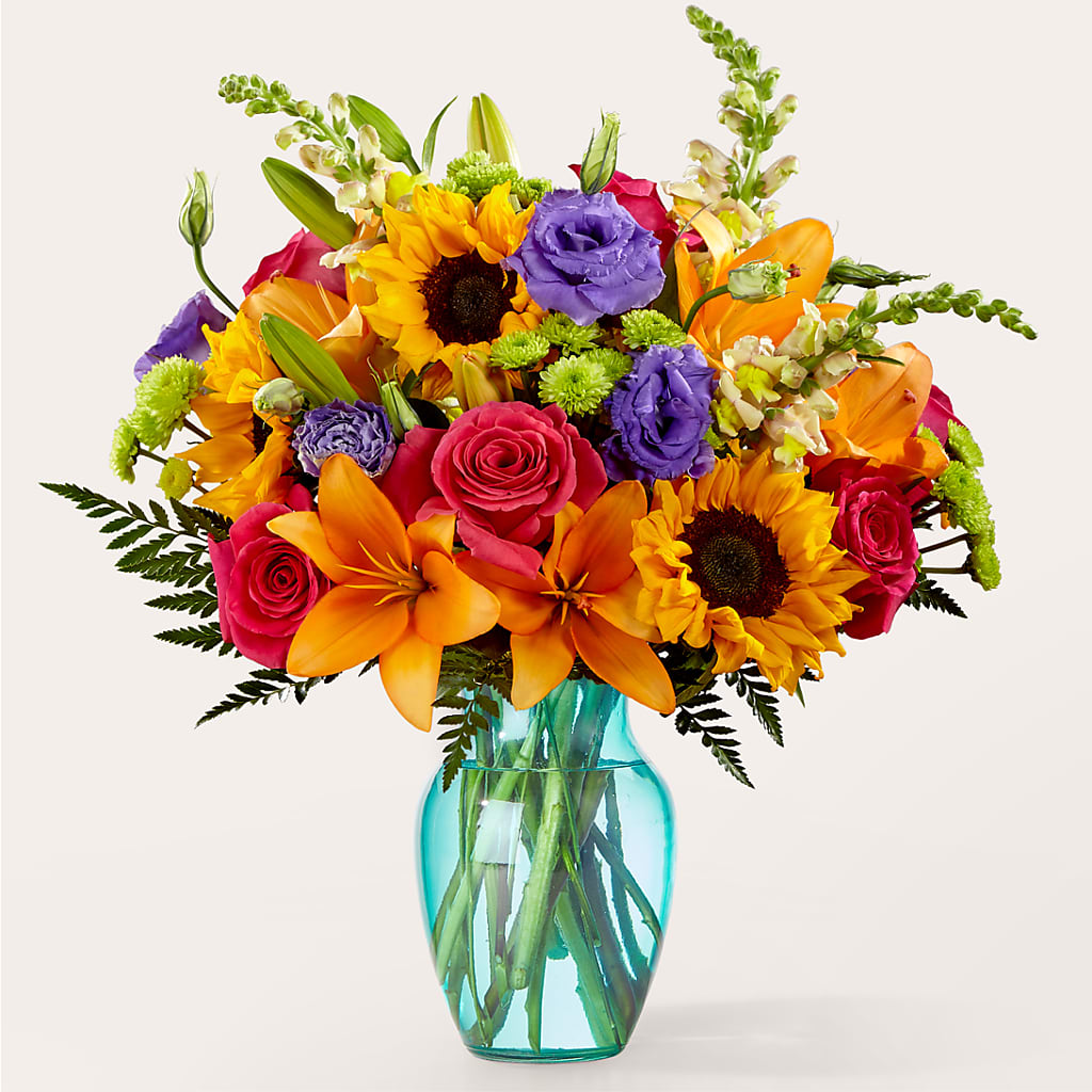 Double Rainbow Bouquet – AIMEE'S FLOWERS, San Diego CA