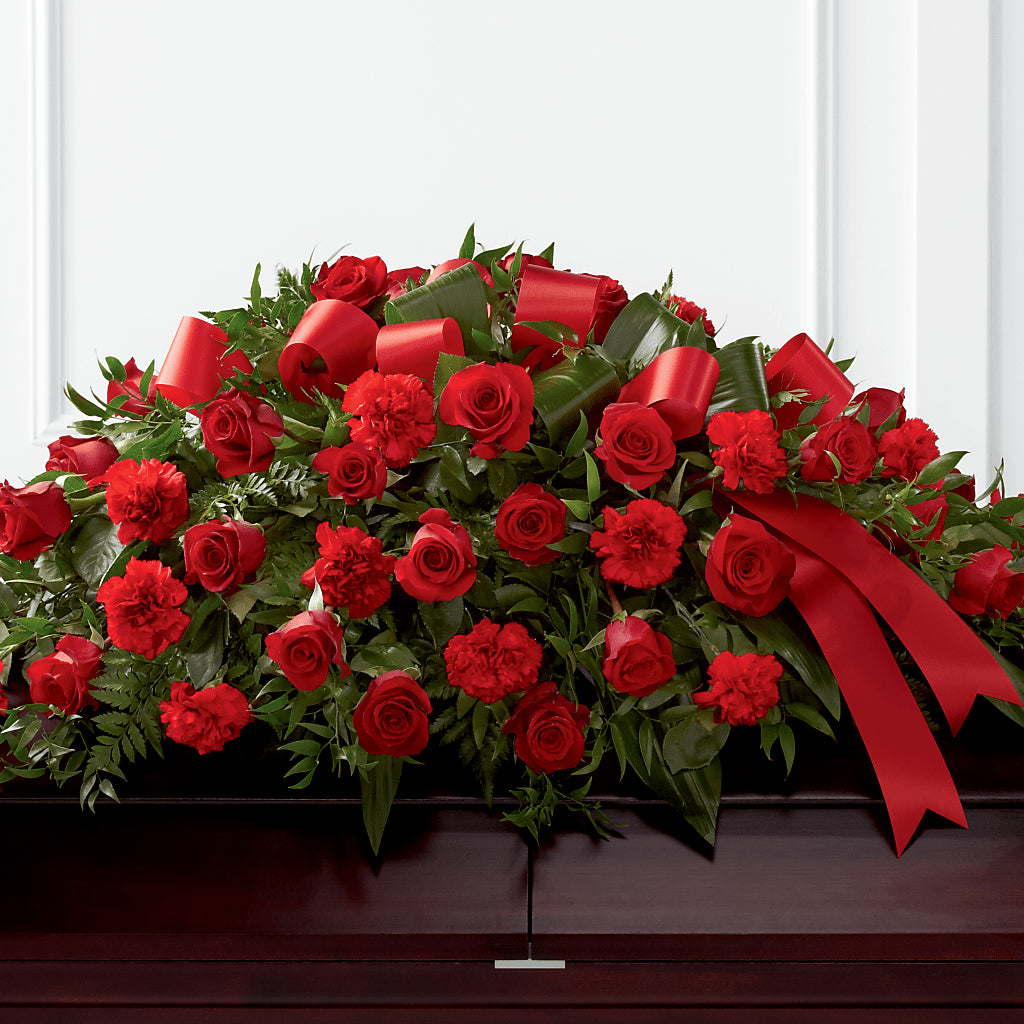 Tribute of Life Casket Spray – AIMEE'S FLOWERS, San Diego CA