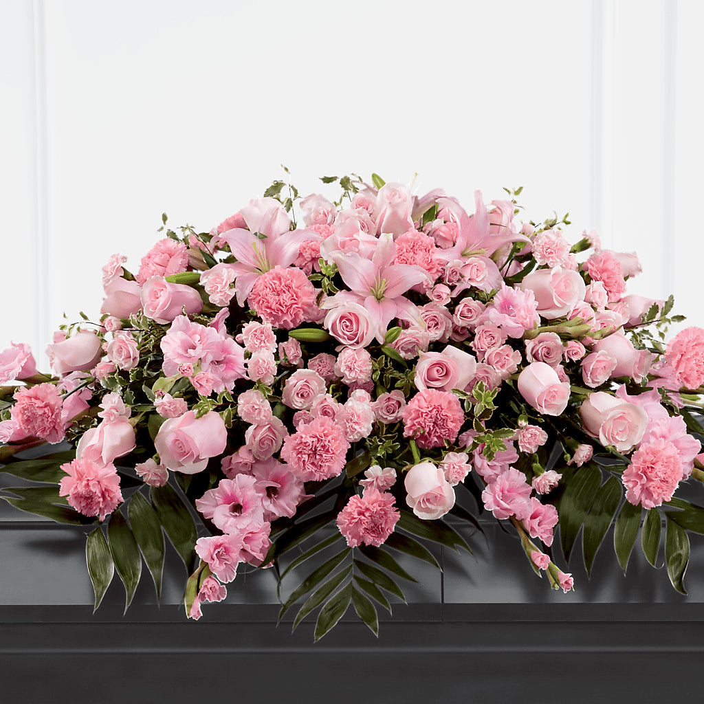 Garden of Comfort Casket Spray (Standard) – AIMEE'S FLOWERS, San Diego CA