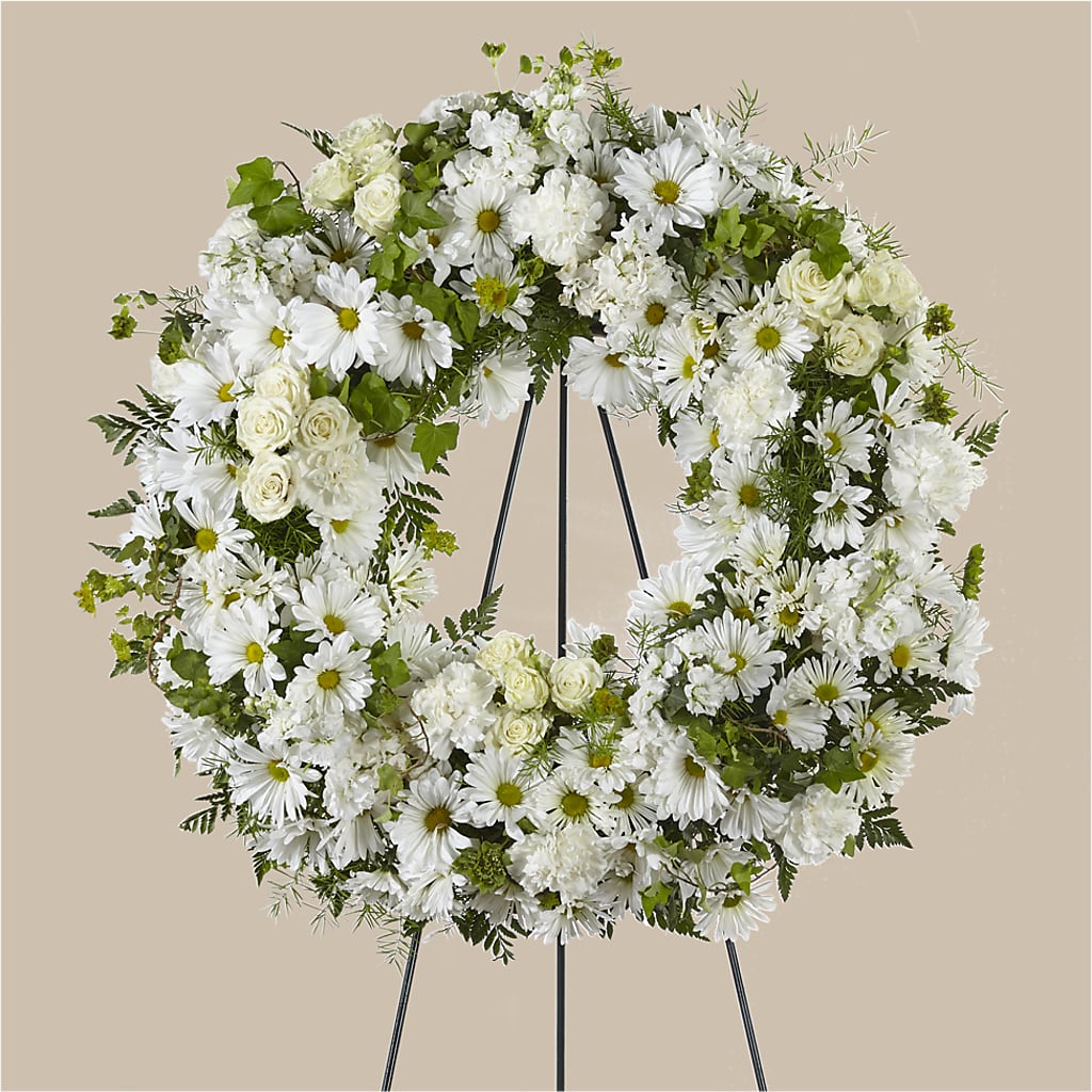 Faithful Wishes Wreath – AIMEE'S FLOWERS, San Diego CA