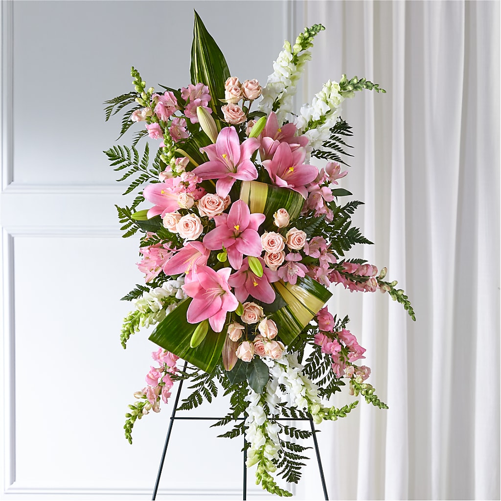 Elegant Embrace Standing Spray – AIMEE'S FLOWERS, San Diego CA