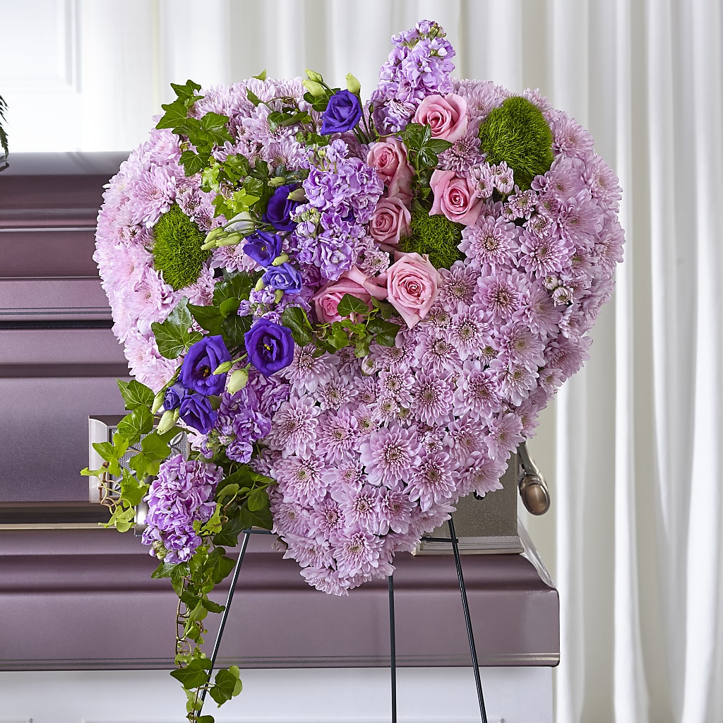 Treasured Love Standing Heart – AIMEE'S FLOWERS, San Diego CA