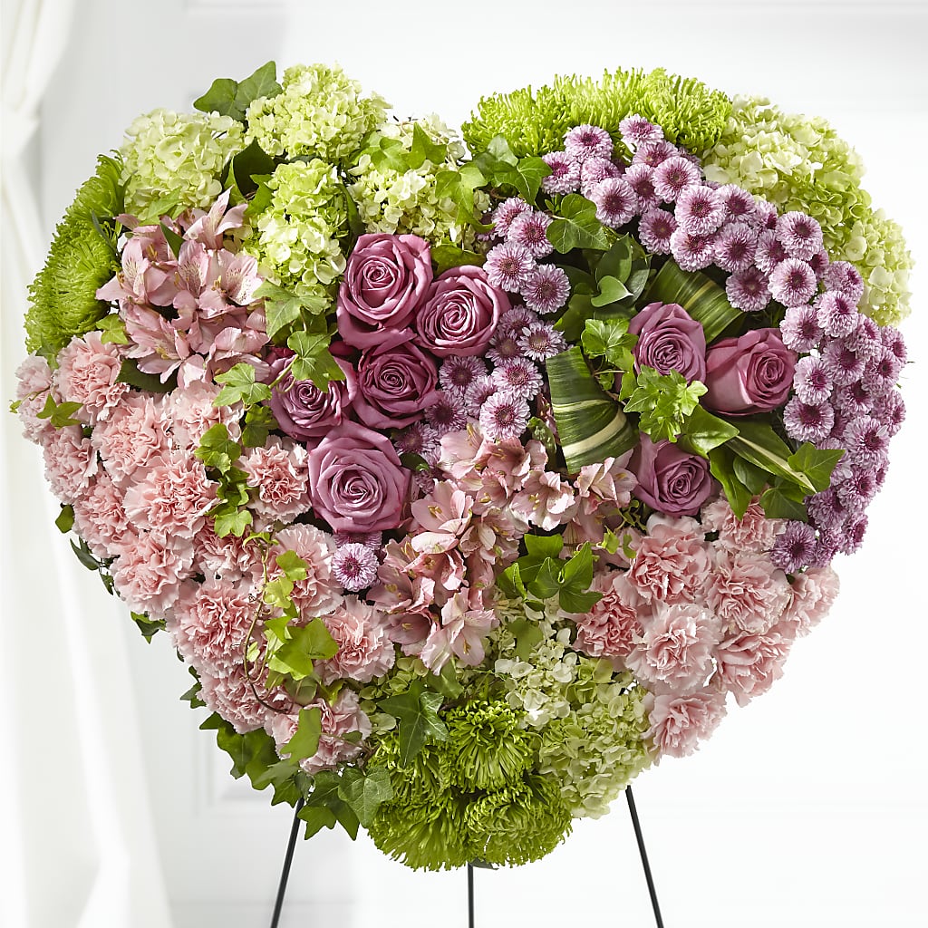 Heartwarming Standing Heart – AIMEE'S FLOWERS, San Diego CA