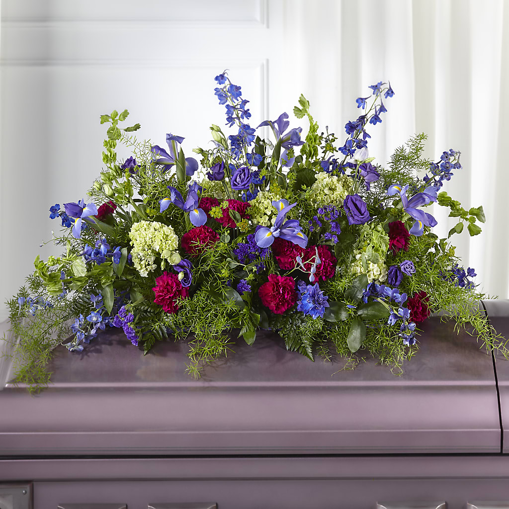Always Treasured Casket Spray – AIMEE'S FLOWERS, San Diego CA