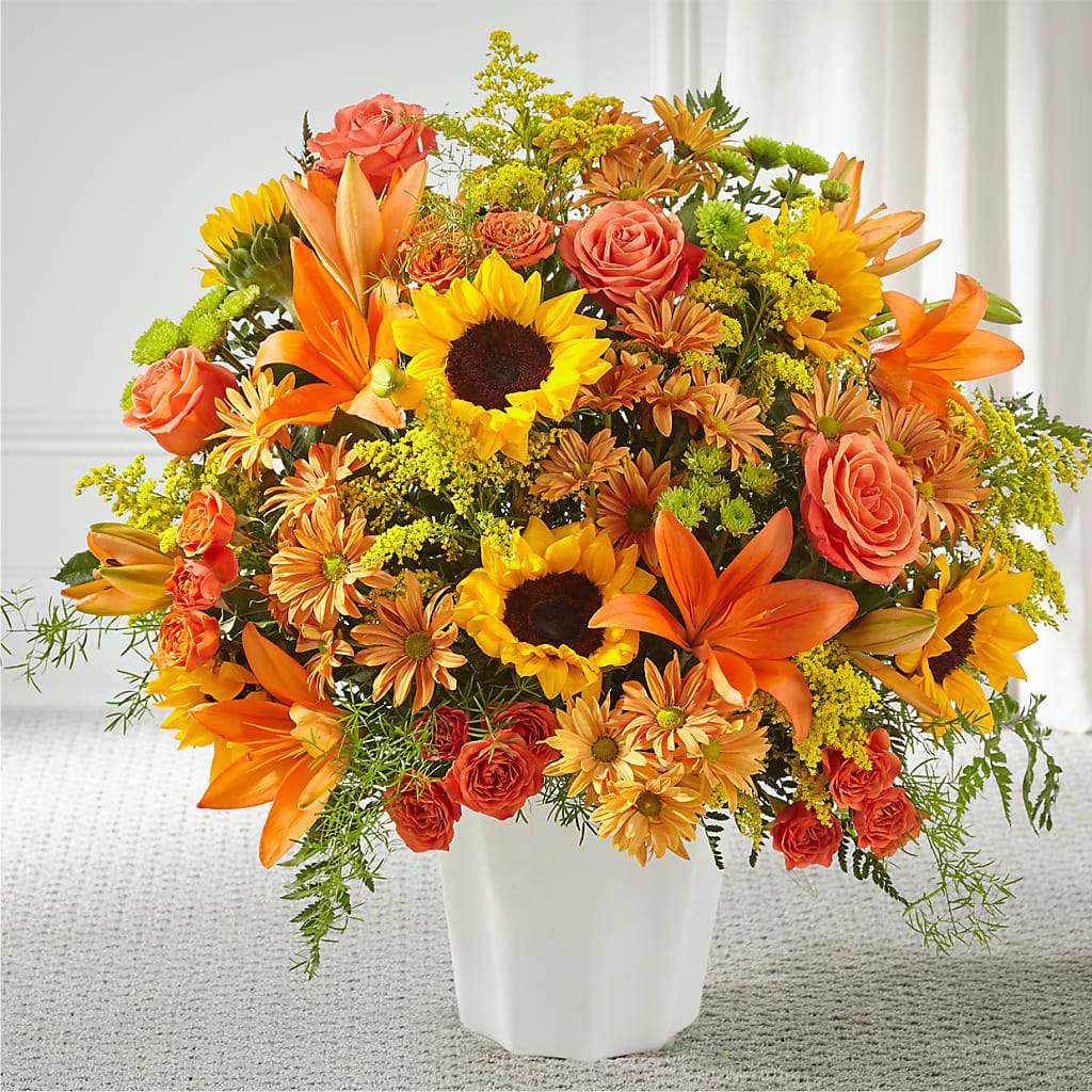 Harvest Thoughts Floor Basket – AIMEE'S FLOWERS, San Diego CA
