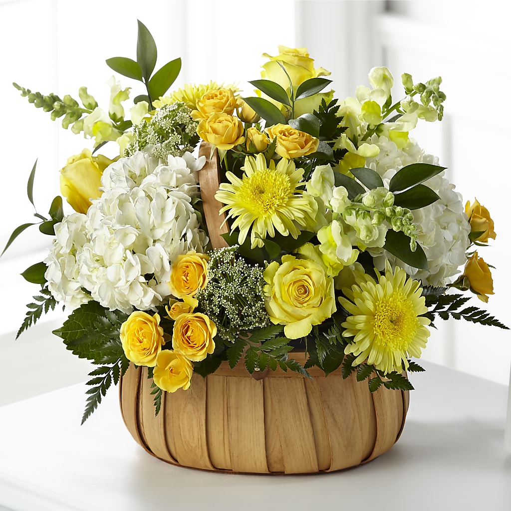 Rustic Remembrance Basket – AIMEE'S FLOWERS, San Diego CA