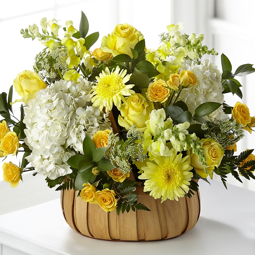 Rustic Remembrance Basket – AIMEE'S FLOWERS, San Diego CA
