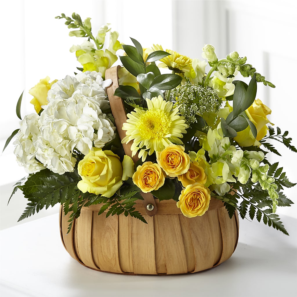 Rustic Remembrance Basket – AIMEE'S FLOWERS, San Diego CA