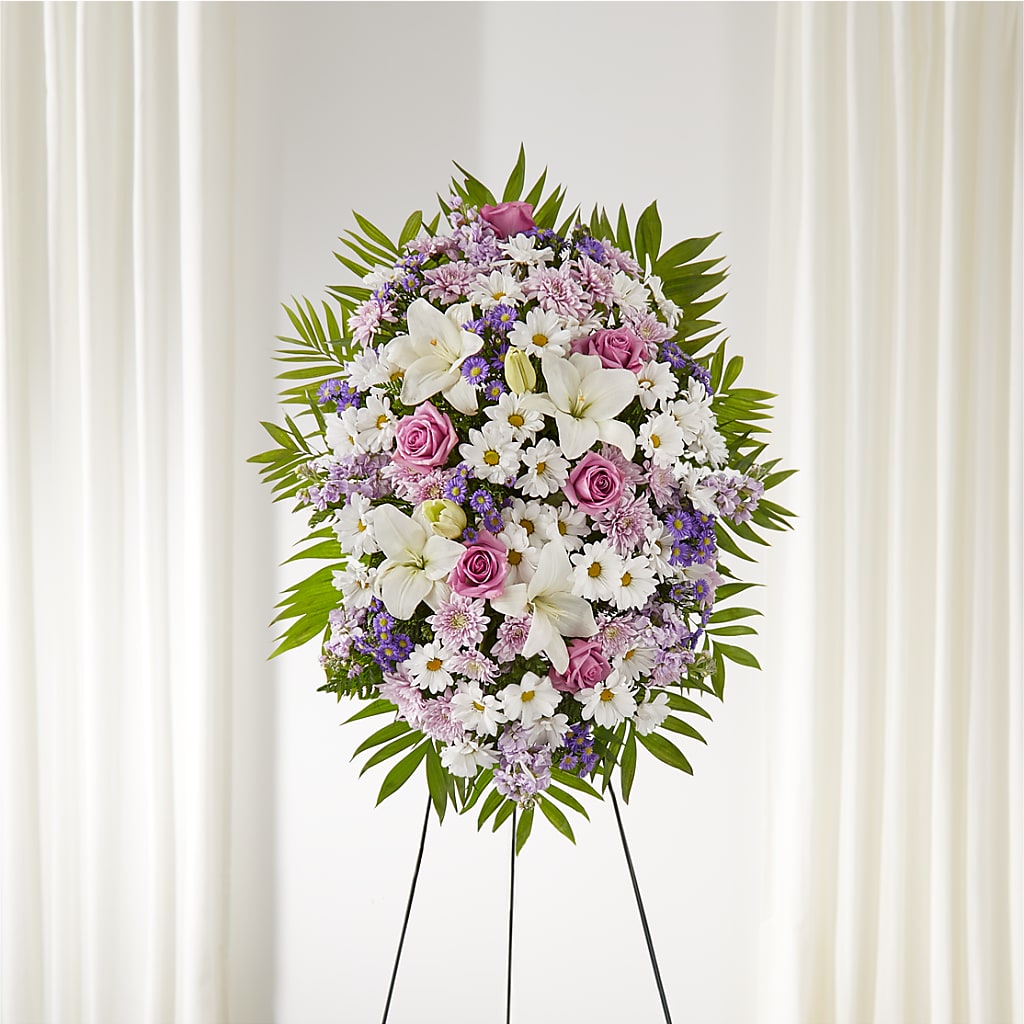Surrounded by Love Standing Spray – AIMEE'S FLOWERS, San Diego CA