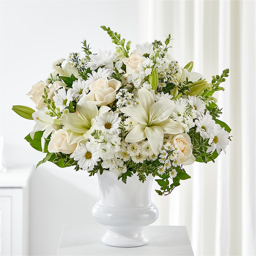 Uplifting Urn Arrangement – AIMEE'S FLOWERS, San Diego CA