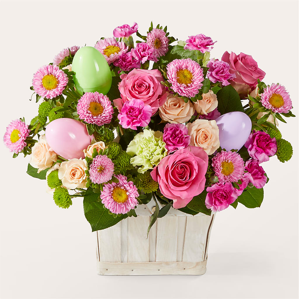 Get Eggcited Basket – AIMEE'S FLOWERS, San Diego CA