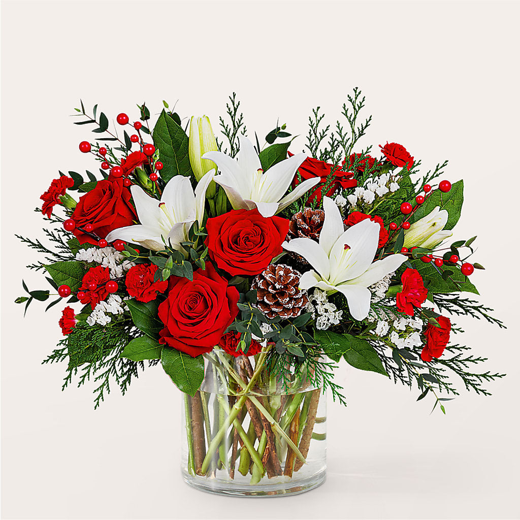 Best in Snow Bouquet – AIMEE'S FLOWERS, San Diego CA