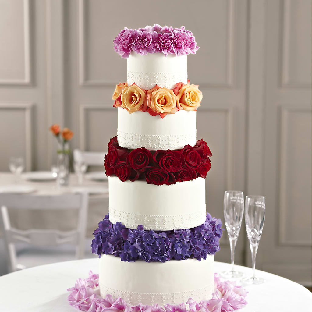 Infinite Love Cake Décor – AIMEE'S FLOWERS, San Diego CA