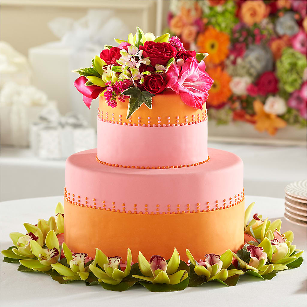 Sweet Citrus Cake Decor – AIMEE'S FLOWERS, San Diego CA