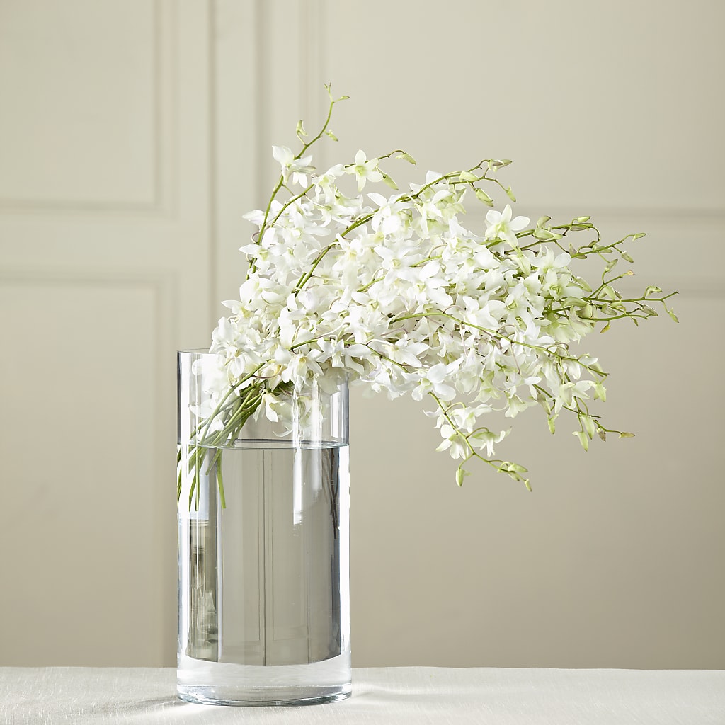 White Dendrobium Bouquet – AIMEE'S FLOWERS, San Diego CA