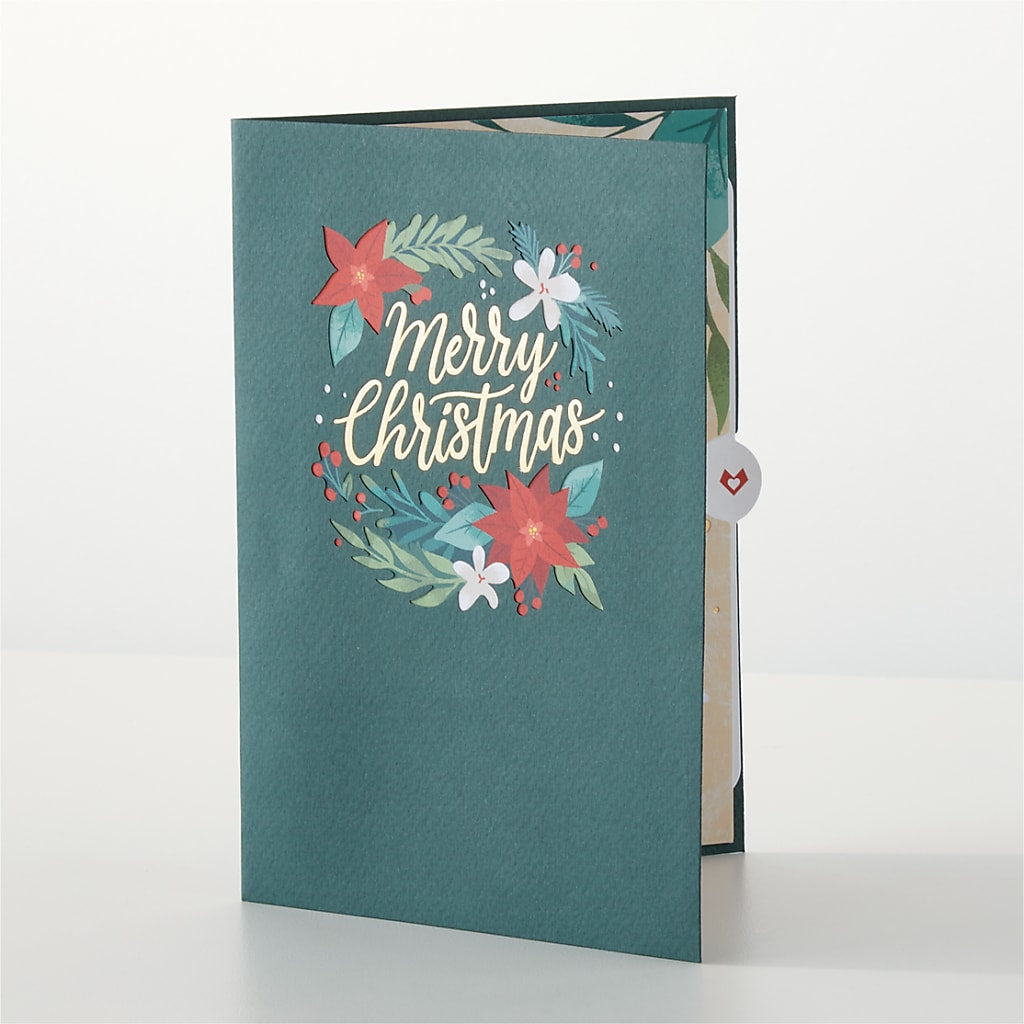 Happiest Holidays Poinsettia and Lovepop Card – AIMEE'S FLOWERS, San Diego CA