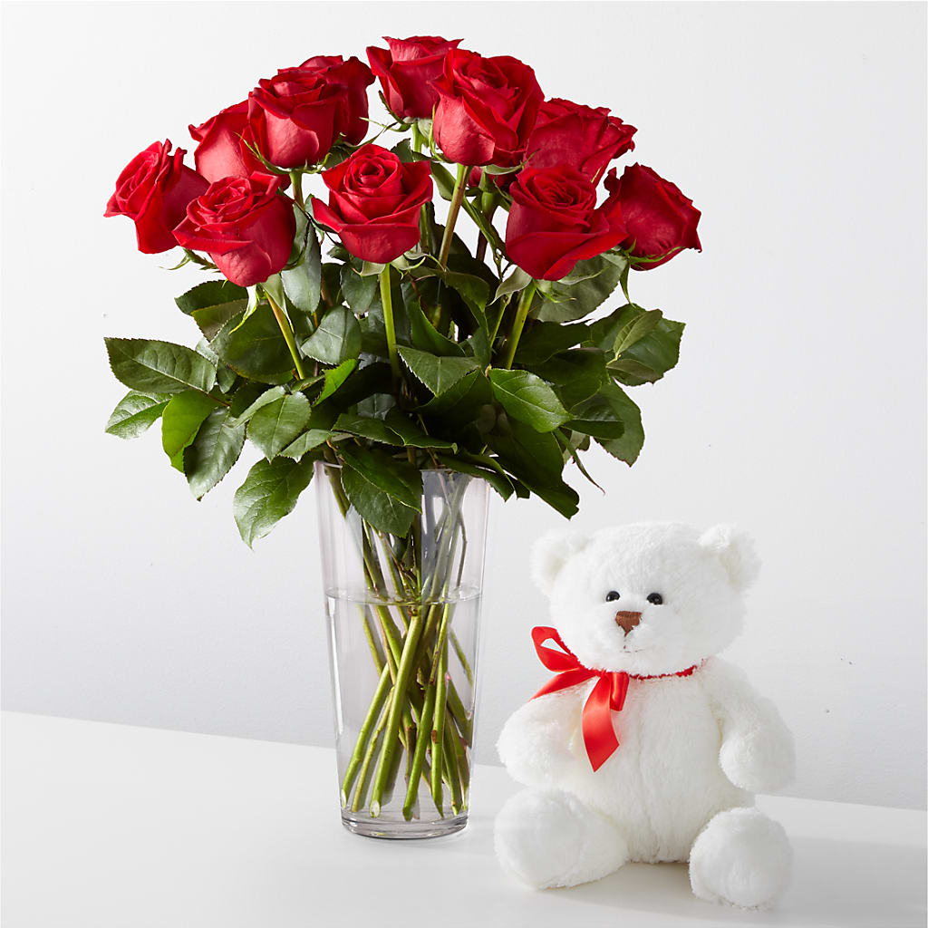 Romantic Long Stem Red Rose Bouquet Bundles – AIMEE'S FLOWERS, San Diego CA