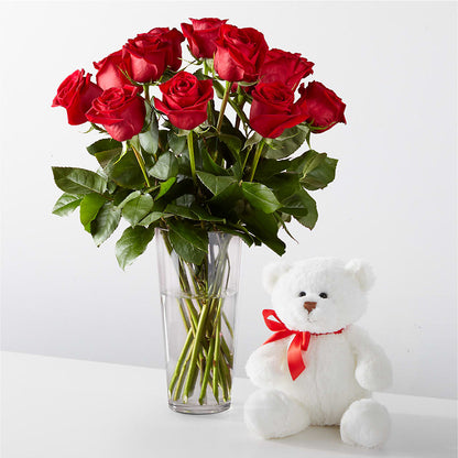 Romantic Long Stem Red Rose Bouquet Bundles – AIMEE'S FLOWERS, San Diego CA