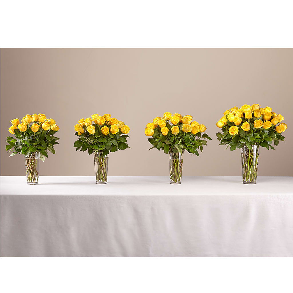 Long Stem Yellow Rose Bouquet – AIMEE'S FLOWERS, San Diego CA
