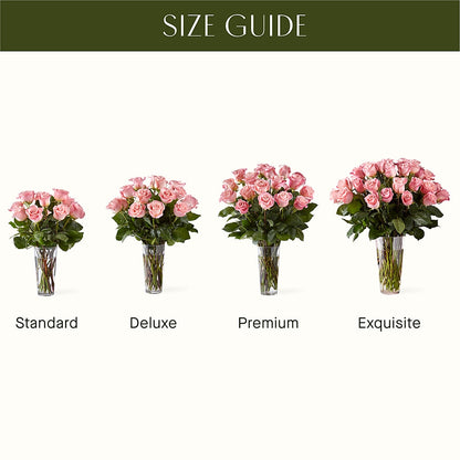 Long Stem Pink Rose Bouquet – AIMEE'S FLOWERS, San Diego CA