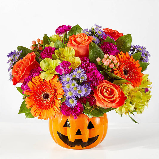 Tricks & Treats Pumpkin – AIMEE'S FLOWERS, San Diego CA