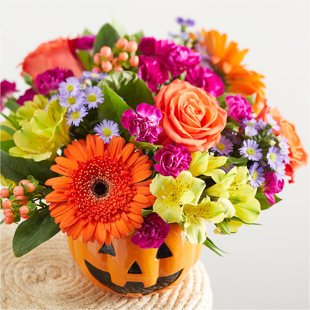Tricks & Treats Pumpkin – AIMEE'S FLOWERS, San Diego CA