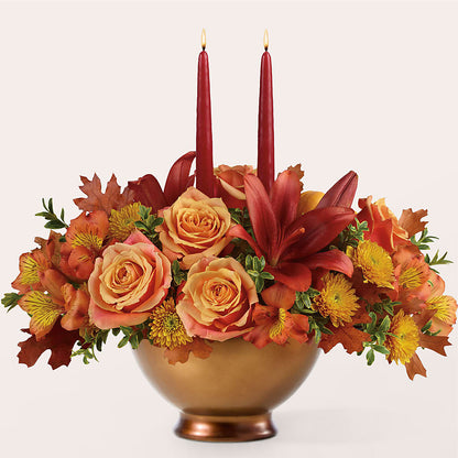 Harvest Table Centerpiece – AIMEE'S FLOWERS, San Diego CA
