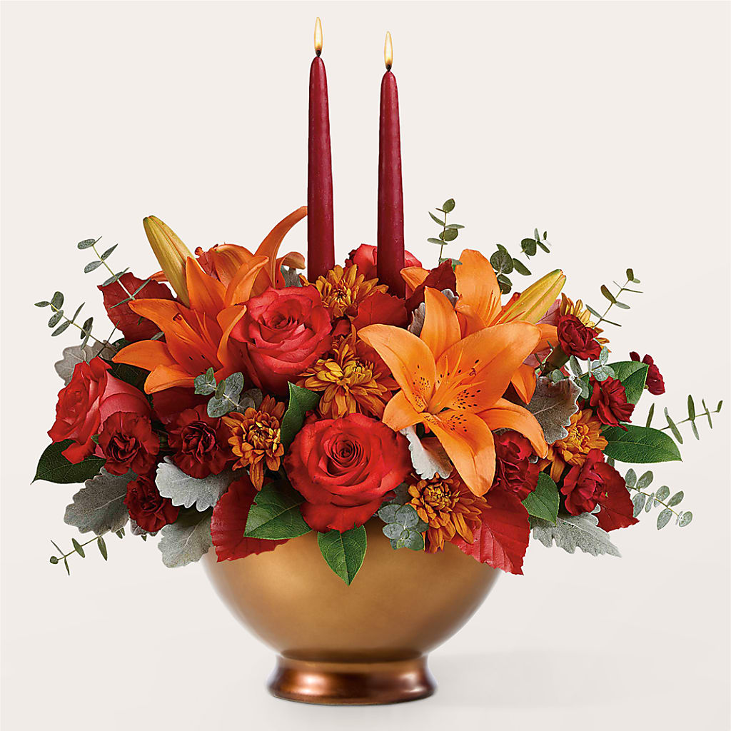 Fruits of Fall Centerpiece – AIMEE'S FLOWERS, San Diego CA