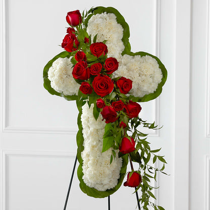 Floral Cross Easel – AIMEE'S FLOWERS, San Diego CA
