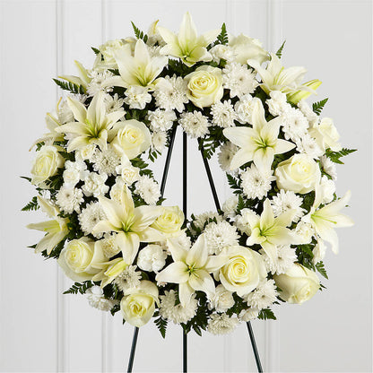 Treasured Tribute Wreath – AIMEE'S FLOWERS, San Diego CA
