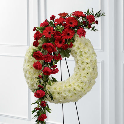 Graceful Tribute Wreath – AIMEE'S FLOWERS, San Diego CA