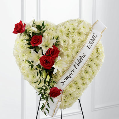Heartfelt Hero Standing Heart – AIMEE'S FLOWERS, San Diego CA