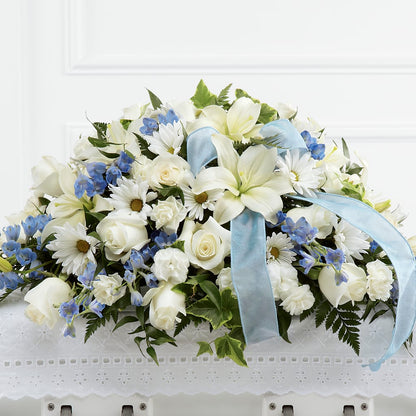 Tender Treasure Casket Spray – AIMEE'S FLOWERS, San Diego CA