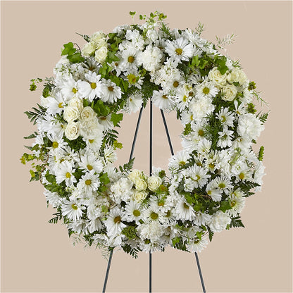 Faithful Wishes Wreath – AIMEE'S FLOWERS, San Diego CA