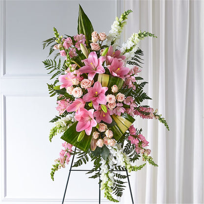 Elegant Embrace Standing Spray – AIMEE'S FLOWERS, San Diego CA