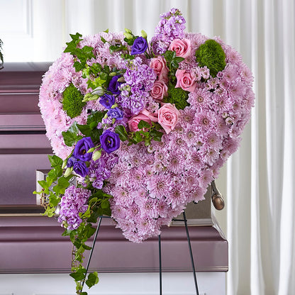 Treasured Love Standing Heart – AIMEE'S FLOWERS, San Diego CA