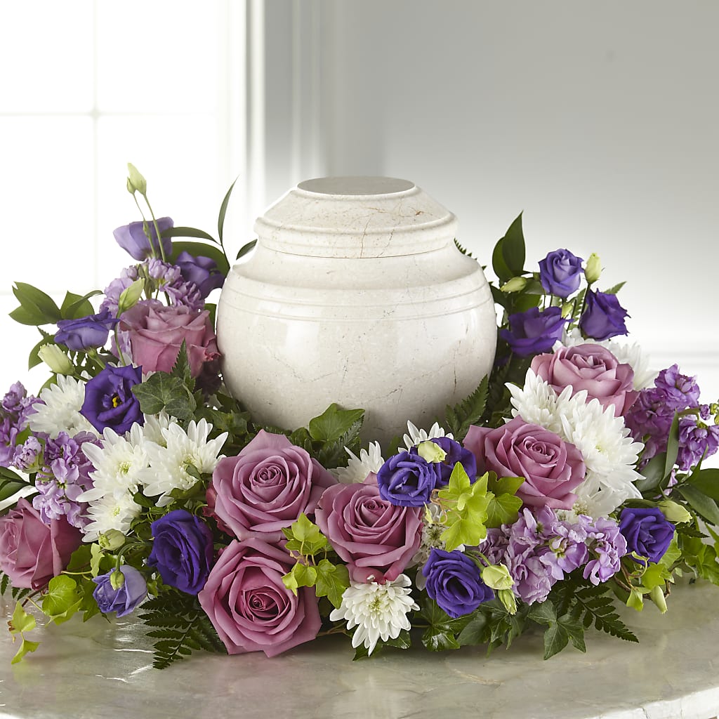 Blooming Sympathy Cremation Adornment – AIMEE'S FLOWERS, San Diego CA
