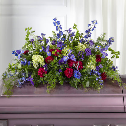 Always Treasured Casket Spray – AIMEE'S FLOWERS, San Diego CA