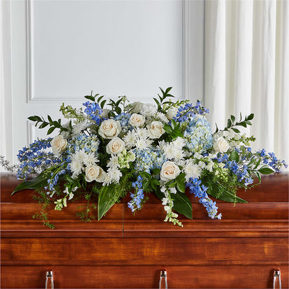 Timeless Essence Casket Spray – AIMEE'S FLOWERS, San Diego CA
