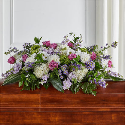 Meadows of Serenity Casket Spray – AIMEE'S FLOWERS, San Diego CA