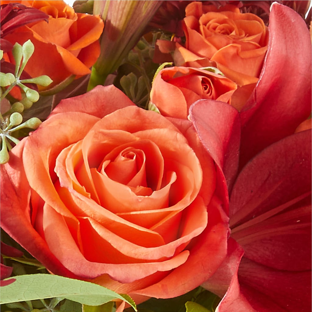 Crimson Leaves Bouquet – AIMEE'S FLOWERS, San Diego CA