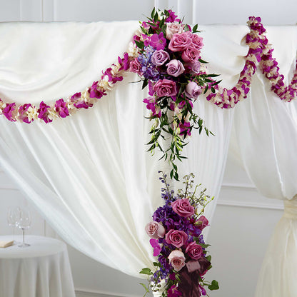 Color & Light Chuppah Decor – AIMEE'S FLOWERS, San Diego CA