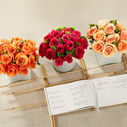 Dawn Rose Centerpiece – AIMEE'S FLOWERS, San Diego CA