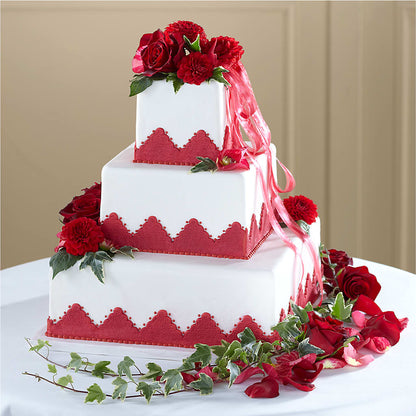 Forever Happiness Cake Decor – AIMEE'S FLOWERS, San Diego CA